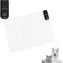 SVD.PET Pet Training Mat with Tester, 22" X 16", Pet Shock Pad, Dogs & Cats Electronic Repellent mat for Indoor, 3 Training Modes, 5 Levels, Pet Safe Mode (Black Controller)
