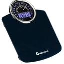 Adamson Hybrid 2-in-1 Analog & Digital Weighing Scale for Body Weight up to 400lbs - Thick Tempered Glass - Extra Large Display - Easy to Read Digital Bathroom Scale - New, Blue