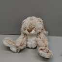 Melissa & Doug Burrow Bunny Stuffed Animal Plushie with Big Feet, Floppy Ears & Fluffy Tail, Adorable Pretend Play Toddler Toys for Girls & Boys 3+