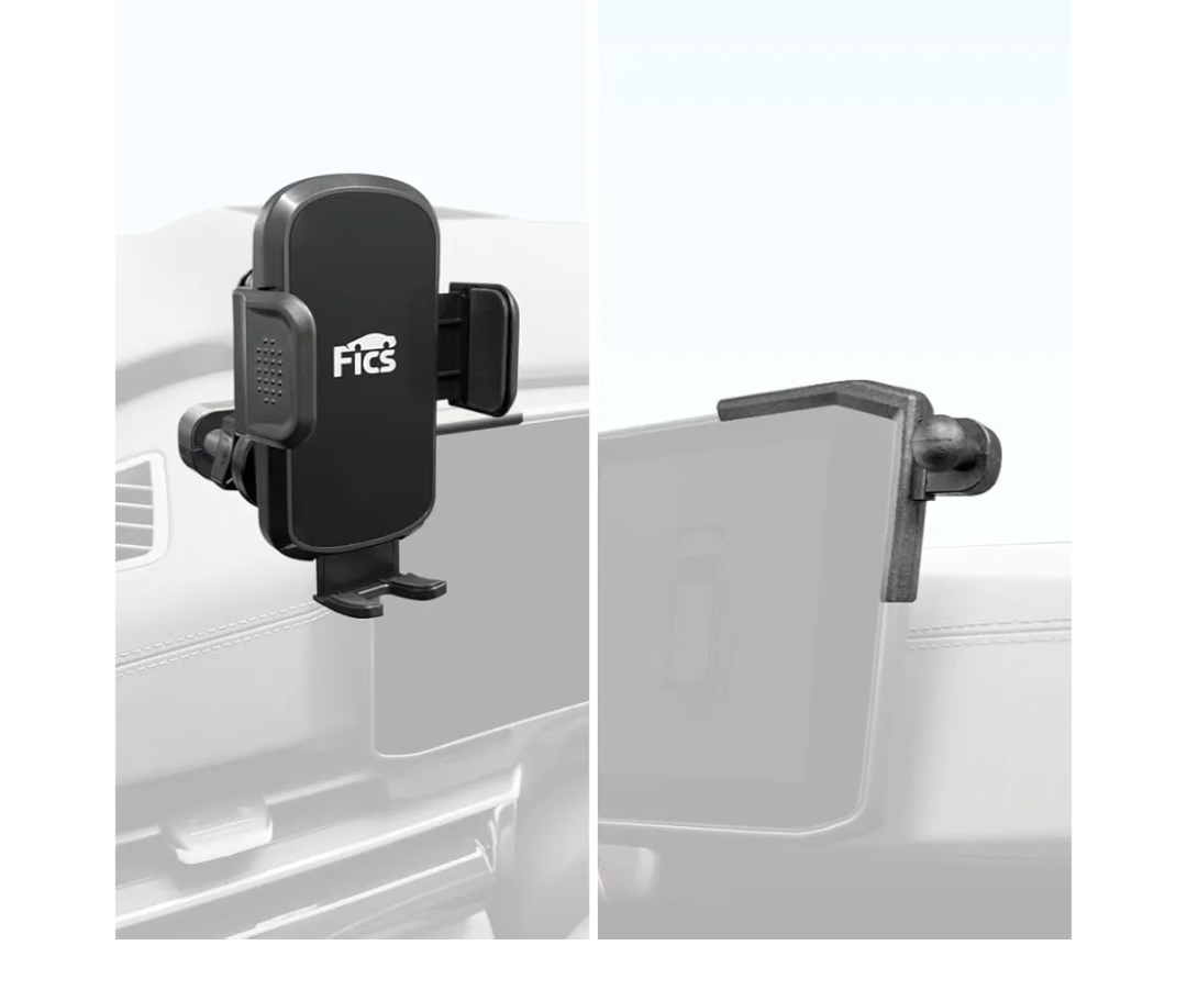 FICS Side Screen Phone Holder for Kia Carnival 2025 2026 SX, SX Prestige Trim with 12.3” Cluster – Custom-Fit Mount for Seamless Display Integration, Interior Accessories for Navigation Use