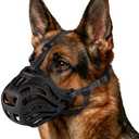 Dog Muzzle, Soft Breathable Dog Muzzles Suitable Dogs, Adjustable Basket Muzzles Prevents Chewing and Biting for Grooming Trimming Training, 7"