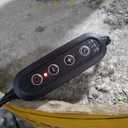 Rattan Table Lamp, Vintage Wicker Wooden Nightstand Lamp with Dimmable & Timer Function, Boho Bamboo Woven Desk Lamps for Bedroom Living Room Kids Room, 2700K T45 LED Bulb Included