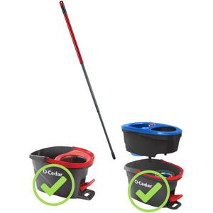 O-Cedar Genuine Spin Mop Replacement Handle for EasyWring and EasyWring Rinse Clean (Telescopic Handle)