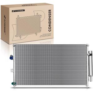 A-Premium Air Conditioning A/C Condenser Compatible with 2006-2011 Honda Civic & 2006-2011 Acura CSX, Sedan