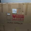 28 x 40 Inch Black Medicine Cabinet Mirror with Lights for Bathroom - Anti-Fog, Smart, Led Light