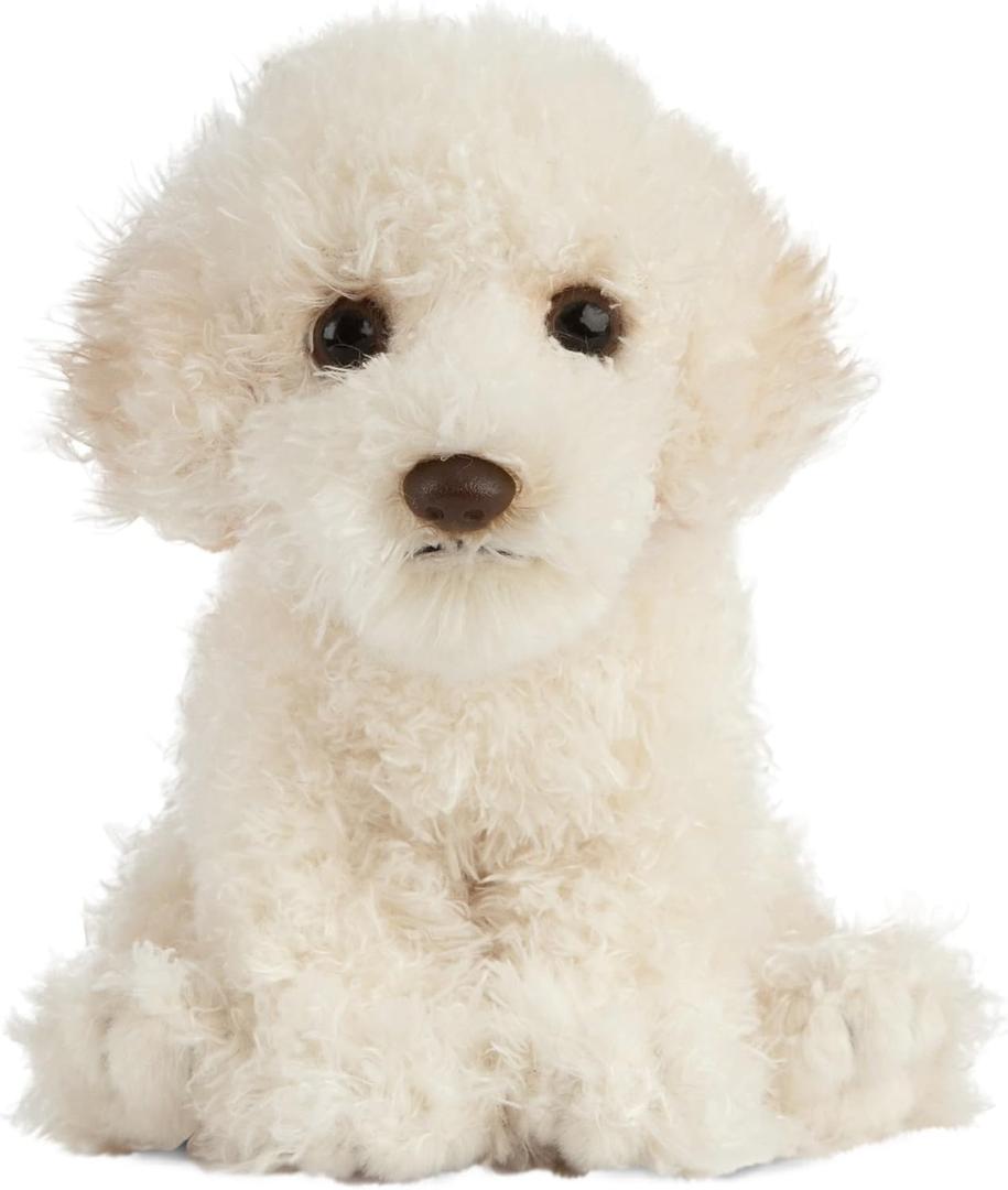 Living Nature Labradoddle Puppy Stuffed Animal | Fluffy Dog Animal | Soft Toy Gift for Kids | 6 inches