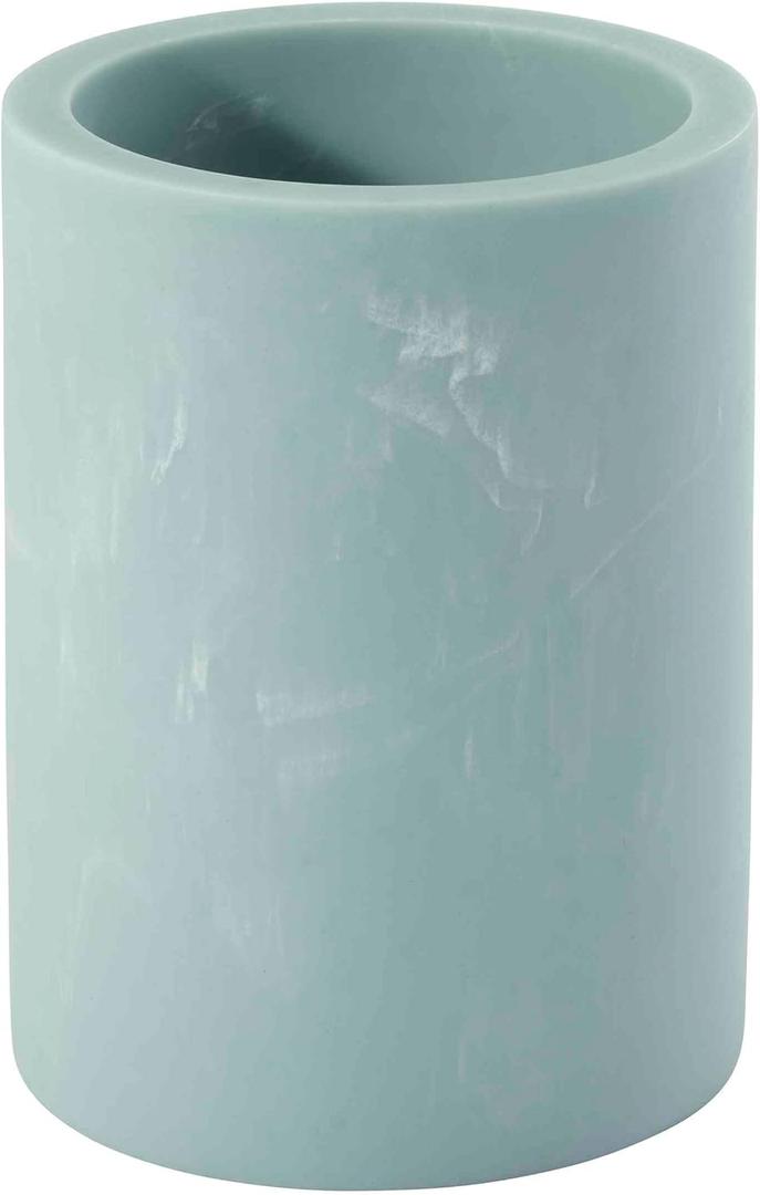 Nicole Miller Bathroom Accessories Kendall Collection, Tumbler, Oasis