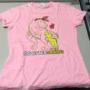 Big Sistersaurus Sister Dinosaur Baby Mother's Day T-Shirt (Pink, M)