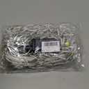 ZIMINGU Icicle Lights Outdoor, 32.8 FT 400 LED 8 Modes Christmas String Fairy Lights with 80 Drops, Twinkle Waterproof Connectable for Roof Balcony Business Park Decor, Warm White, 10M