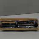 Curtain Rods for Windows 48 to 84 Inches, Quick-Release 1" Adjustable Blackout Curtain Rods, Heavy Duty, Wrap Around Matte Black for Bedroom, Living Room