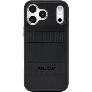 Pelican Protector iPhone 17 Pro Max Case [Compatible with MagSafe] Rugged Magnetic Phone Case with 16ft Military-Grade Drop Protection - Heavy Duty Phone Cover for iPhone 17 Pro Max- Black