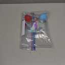 Interactive Cat Toys, 2 Pcs Automatic Moving Cats Toy with Elastic Mesh Bell Tail, Rechargeable Cat Ball for Bored Indoor Adult Cats, Energetic-cat (Red+Blue)