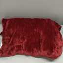 Bedsure Heated Blanket Throw Blanket  Fast Heating Electric Blanket, Soft Flannel Heated Throw with 4 Time Settings, 6 Heating Settings, Gifts for Grandma, Grandpa, Grandkids (50"x60", Burgundy)