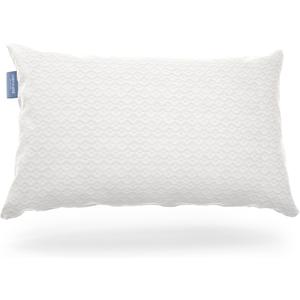 Cosy House Collection Luxury Rayon Derived from Bamboo Shredded Memory Foam Pillow - Adjustable & Removable Fill - Cool & Breathable Cover with Zipper for Side, Back, & Stomach Sleepers (King) (King (Pack of 1), White)