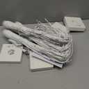 PEIDUO Christmas Decorations for Home, 2FT Christmas Tree with LED Lights, Warm White Lights, Fairy Light Spirit Tree for Room Inside Fireplace Decor, Battery Powered, Timer (4PK)