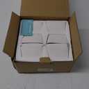 BTaT- Ramekins, 8 oz, Set of 6, White, Square Shaped, Ramekins Oven Safe, Porcelain Souffle Dishes for Creme Brulee, Ice Cream, Fruit and Snacks