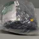 Garden Hose 50FT, NON-EXPANDABLE Heavy-Duty Flexible & Lightweight Water Hose with 10-Function Nozzle, No-Kink, Leak-Proof, Solid Fittings for Car, RV Marine Camper, Outdoor, Yard, Lawn (Black Blue)