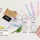 2 x BAZIC Essence Asst Color Gel-Pen with Cushion Grip (6 Per Pack) (1734-12P)