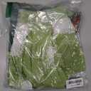 Dressever Women's Vintage A-line Printed Pleated Flared Midi Skirts (Green)