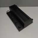 Nekon Mail and Key Holder for Wall Decorative, 11 Inch Wooden Wall Key Organizer with 5 Key Hooks, Wall Mount Storage Shelf for Entryway Hallway (Black)