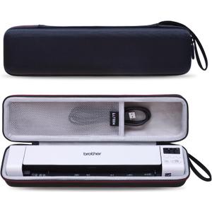 LTGEM Hard Case for Brother DS-640 / DS-740D / DS-940DW / DS-720D & Itari & HP Small USB & Canon imageFORMULA P-208II Document Scanner - Protective Carrying Storage Bag