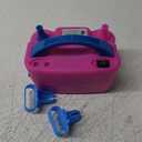 Balloon Pump Electric,110V 600W Balloon Blower Inflator Dual Nozzle Air Pump Balloons Inflator for Decoration, Party, Sport,Gifts:2 Balloon Tying Tools (Rose Red)