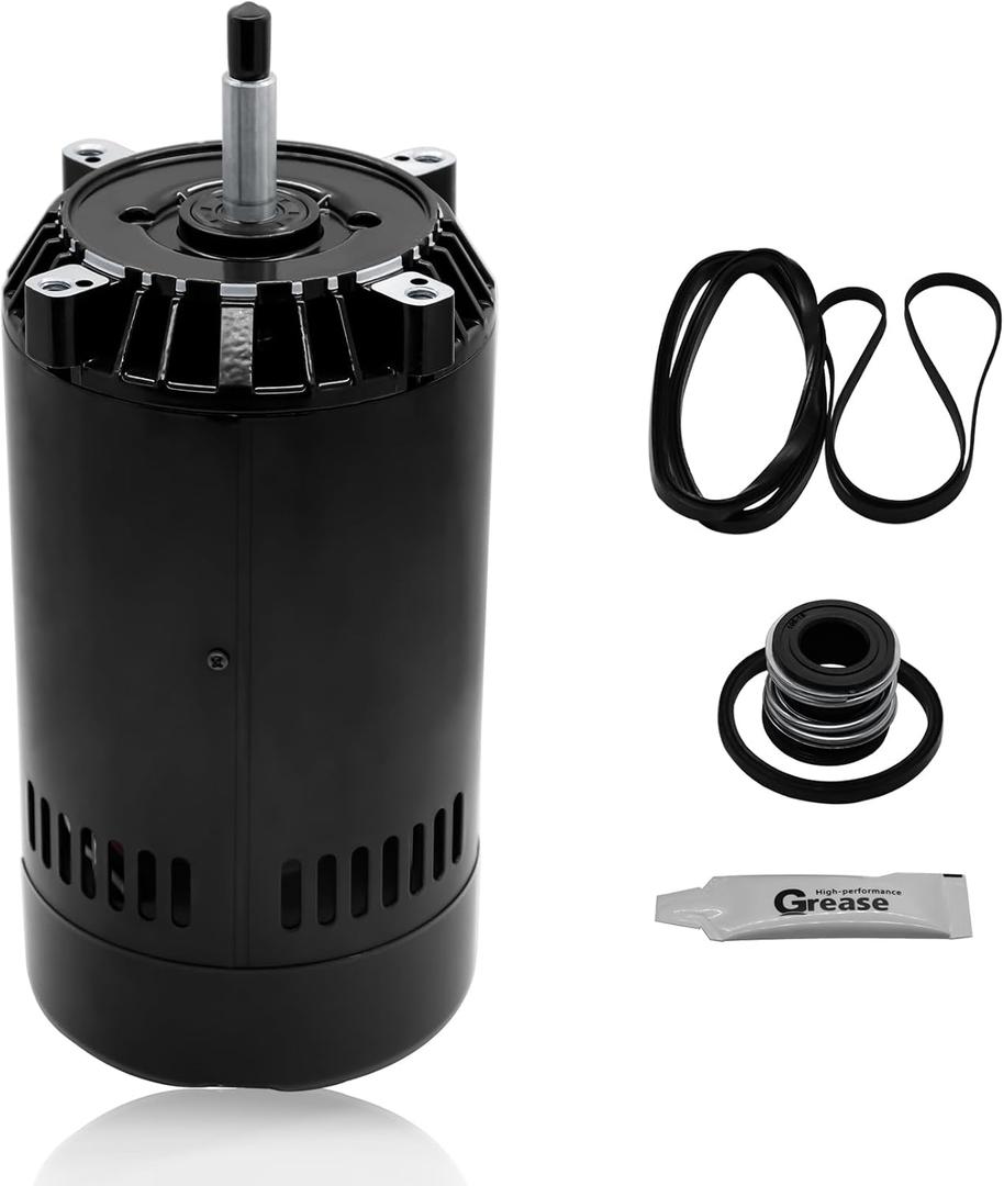 UST1152 1.5 HP Swimming Pool Pump Motor and Seal Kit Compatible with Hayward Super SP2610X15, Super II, Max Flow, Northstar & ja-cuzzi Magnum pumps, ST1152 1-1/2 HP C-Face Pool Motor, 115/230 Volts