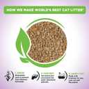 WORLD'S BEST CAT LITTER Multiple Cat Lavender Scented 32-Pounds - Natural Ingredients, Quick Clumping, Flushable, 99% Dust Free & Made in USA - Calming Fragrance & Long-Lasting Odor Control