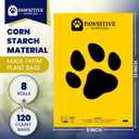 Eco-Friendly Poop Bags - 120 Bags Made from Cornstarch, Unscented and Perfect for Your Daily Walks