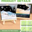 4 Pack Foam Board 24"x36", 0.23 Inch Thickness Poster Board, Double-Sided Acid-Free Foam Core Board, Large Lightweight Polystyrene Board for Painting, Display, Craft & School Projects, Black
