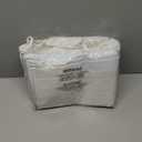 100% Blackout Curtains 84 Inch Length 2 Panels Set Farmhouse Style for Bedroom Windows/Living Room Thermal Insulated Neutral Boho Drapes Linen Blend Natural Ivory 7ft Long Hook Belt Pleated/Back Tab