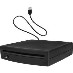 External USB Car Universal CD Player,Vehicle CD Player for Car via USB Radio Connection Portable CD Player for Car Android Navigation with USB Port-Plug and Play