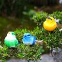 Threan 5 Pcs Artificial Birds Fake Birds Clip on Realistic Bird Ornaments Figurines for Tree Feathered for Spring Easter Party Wreath Craft Yard Garden Home Decor Flower Arrangement, Assorted Colors