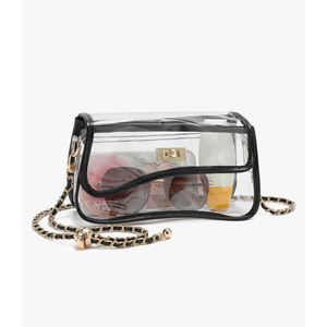 YGR Clear Bag Stadium Event Concert Approved, Transparent Clear Crossbody Purse Shoulder Bag for Women