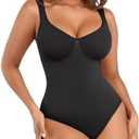 Lover-Beauty Body Suits for Women Seamless Shapewear Bodysuit Tummy Control Body Shaper M