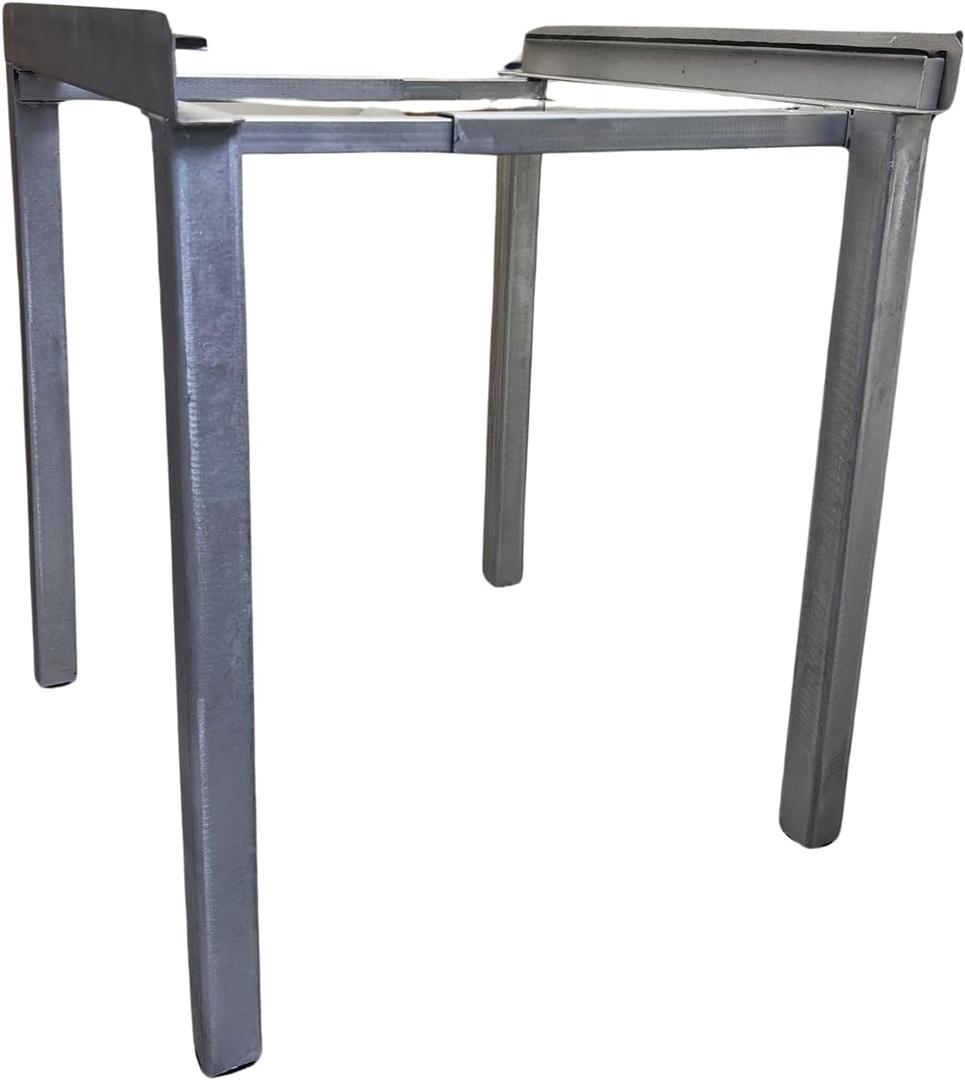 F&L Heavy-Duty Foldable Air Handler Stand Rust-Resistant Metal Frame for Durable HVAC Support, Compact and Portable Design, Easy to Assemble, Ideal for Stable Equipment Positioning (24")