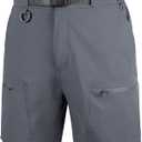 FREE SOLDIER Men's Cargo Hiking Shorts with Belt Lightweight Quick Dry Tactical Shorts with Pockets for Casual Work Golf, Size: 38W x 12L