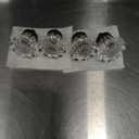 Crystal Cabinet Knobs Cabinets Knob, 4 Pack Flower Antique Brass Vintage Glass Clear Crystal Small Pull for Closet Dresser Drawers Cupboard, Retro Pulls Old Style Bronze Drawer Handle