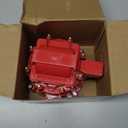 HEI Distributor Cap and Rotor Replacement For K549 SBC 283 305 307 327 350 400 BBC 454 396 427 Red Male Large Distributor Cap Rotor Kit (T3109ID)