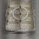 Snack Box Container, Dishwasher Safe Fruit Storage Containers, Divided Serving Tray with Lid for Veggie, Candy and Nuts Organizer, Snackle Charcuterie Boxes for Kids, Adults Travel, Party and Picnic (1 pcs 8 Compartment)