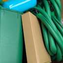 7.7 ft Long 2 ft Tall Giant Inflatable Christmas Light Bulb with LED Lights Outdoor Decoration Xmas Blow up Ornament Built in Automatic Blowers Weights for Outdoor Indoor Yard Garden Lawn Decorations