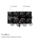 T3 - Volumizing Hot Rollers LUXE | Premium Hair Curler Set for Long Lasting Volume, Body & Shine | Set of 8-4 XL (1.75") & 4 Large (1.5)