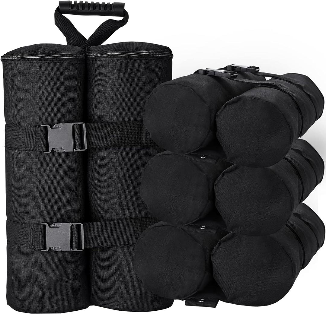 Plus Size Canopy Weight Bags (240 lbs) Set of 4, Heavy Duty Leg Gazebo Large Weights Sand Bags for Pop up Canopy Tent, Instant Outdoor Sun Shelter, Patio Umbrella