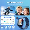 Smart Watch for Kids with 26 Puzzle Games, HD Touch Screen Kids Watch, Camera, Music Player, Alarm Clock, Calculator, Pedometer, Learn Card - 12/24hr Toys for Age 3-12 Year Old, Birthday Gift for Boys