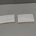 Jeyiour 200 Pcs Label Holders Adhesive Nameplate Pockets Storage Bin Labels Index Card Holder Shelf Plastic Peel Stick for Classroom Supermarket Bookshelf Library Student Box Drawer (2 x 1 Inch)