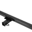 HECASA Class 3 Trailer Hitch 2" Receiver Compatible with 2005-2024 Suzuki Equator Nissan Frontier Trailer Tow Hitch Black Steel Powder Coated