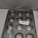Tosnail 2 Pack 12 Cavity Mini Cheesecake Pan with Removable Bottom