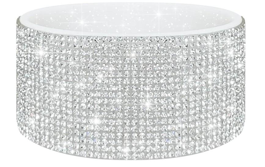 WORBSS Diamond Glitter Silicone Boot for Stanley Cup 20-40oz Tumbler for Simple Modern 30-40oz Trek Tumbler Accessories for 2.8-2.9 inch Trapezoidal Cylinder Base Water Bottles Bottom Anti-Slip Sleeve