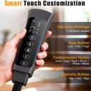 Leg Massager with Heat and Compression, Foot and Calf Massager for Circulation and Pain Relief, Compression Boots with Handheld Controller, 6 Modes 3 Intensities, Gift for Mom Dad