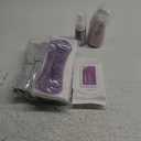 Postpartum Essentials Recovery Kit: Labor Delivery Post Partum 7 Pack Recovery Mom Care Set - Upside Down Peri Bottle | XL Disposable Underwear | Soothing Pads | Perineal Healing Foam | Canvas Bag